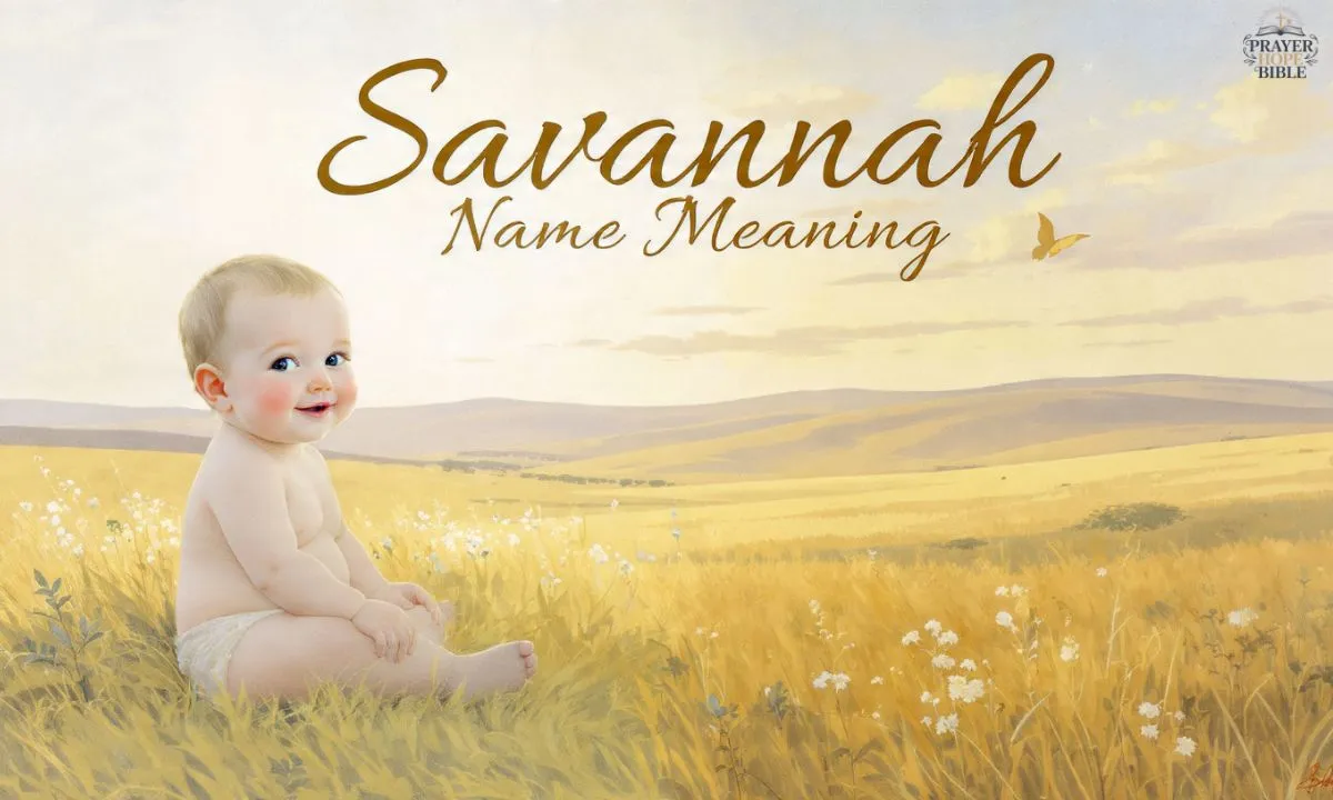 Savannah Name Meaning