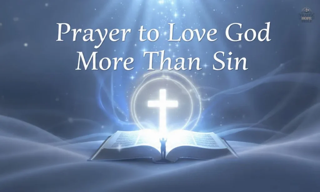 Prayer to Love God More Than Sin