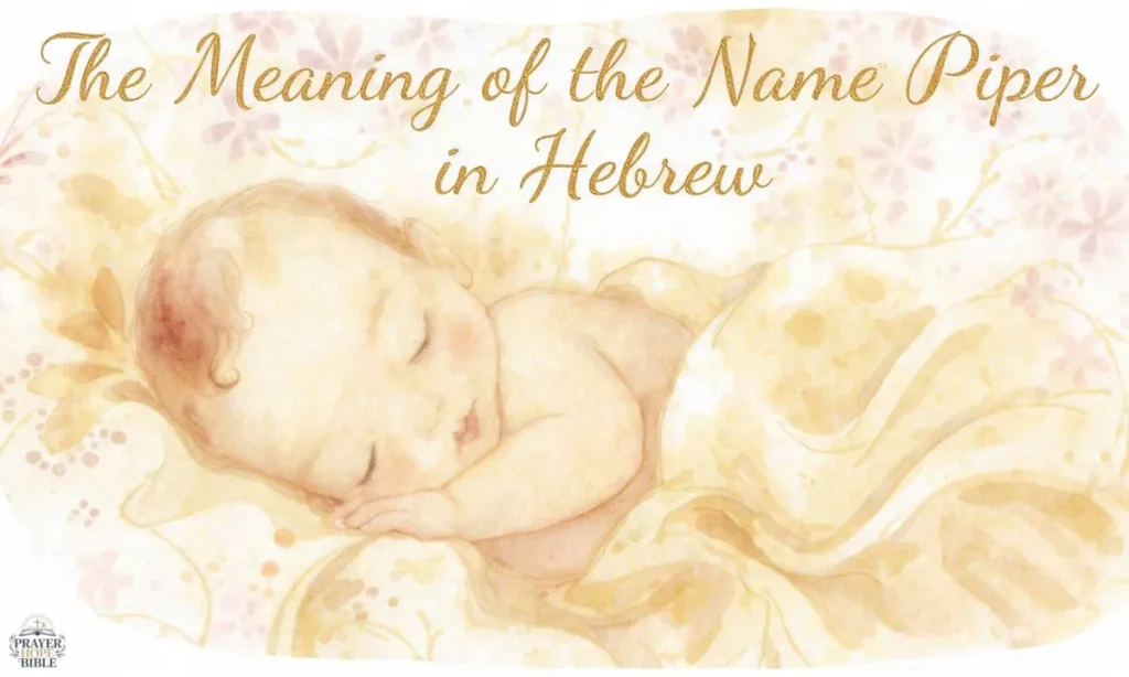 The Meaning of the Name Piper in Hebrew