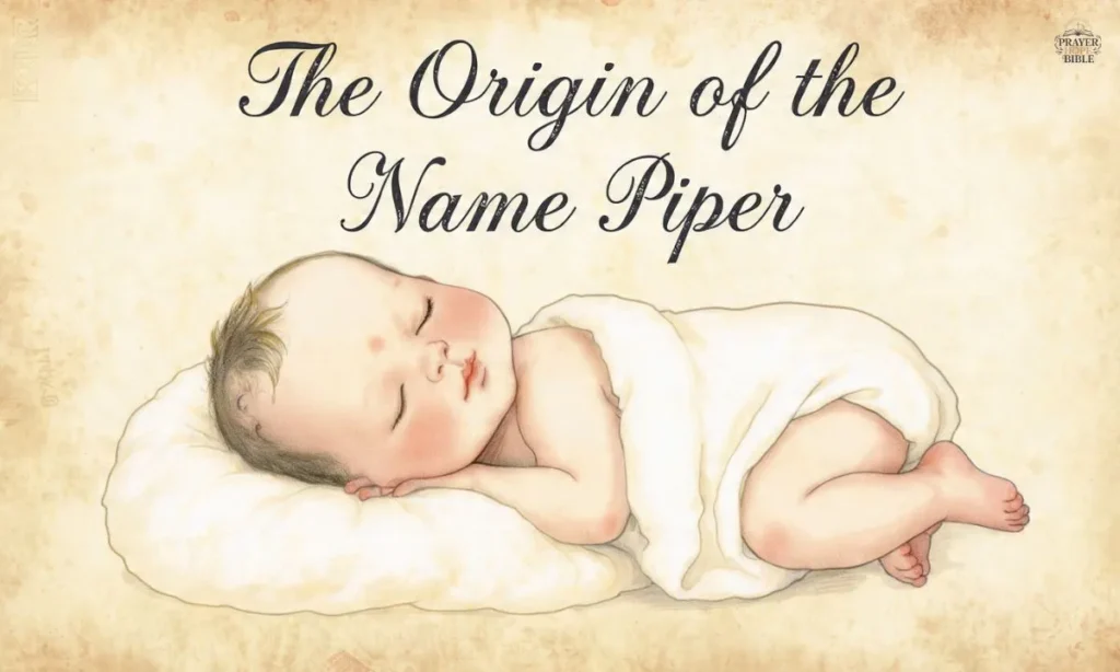 The Origin of the Name Piper